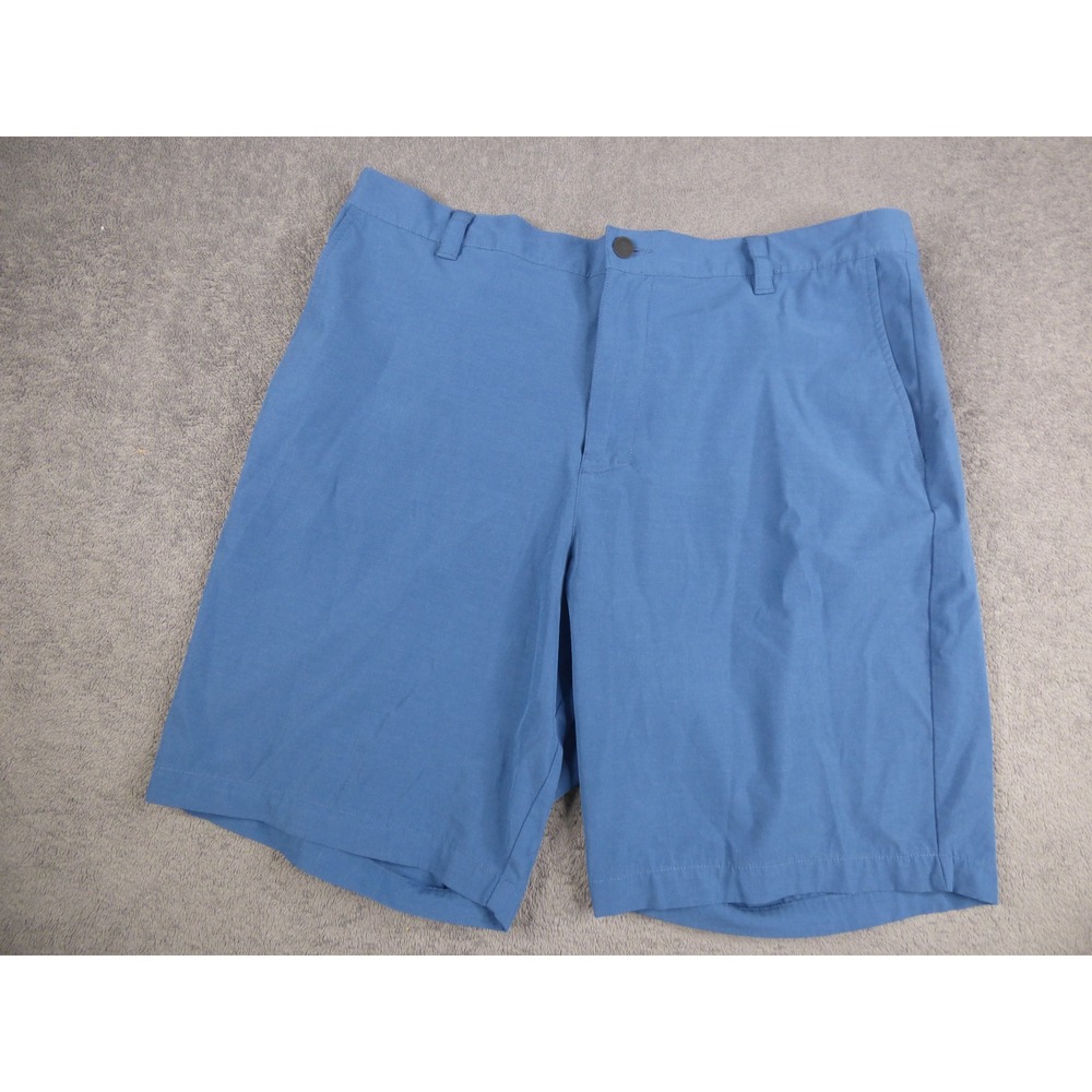 Banana Republic Core Temp Blue Shorts Mens 40 Elastic Back Golf Performance 9"